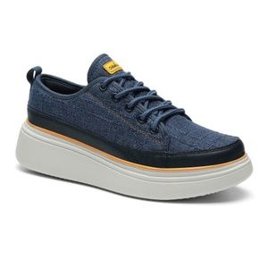 OrthoComfoot Dark Blue Platform Sneaker Size 6